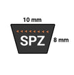SPZ812 Schmalkeilriemen Optibelt SK S=C Plus 10x812 (Ld) - Remlagret.se